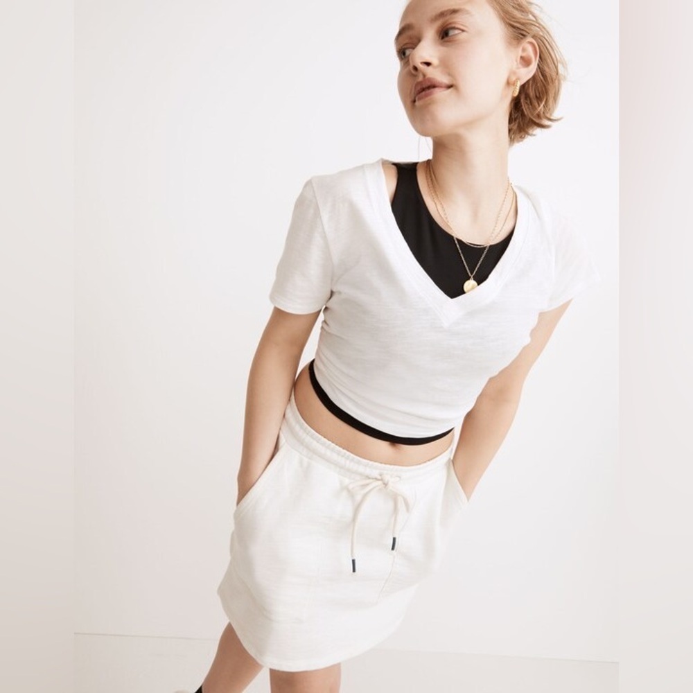 Madewell MWL Pull-On Mini Skirt
 (Size M) - Picture 7 of 7